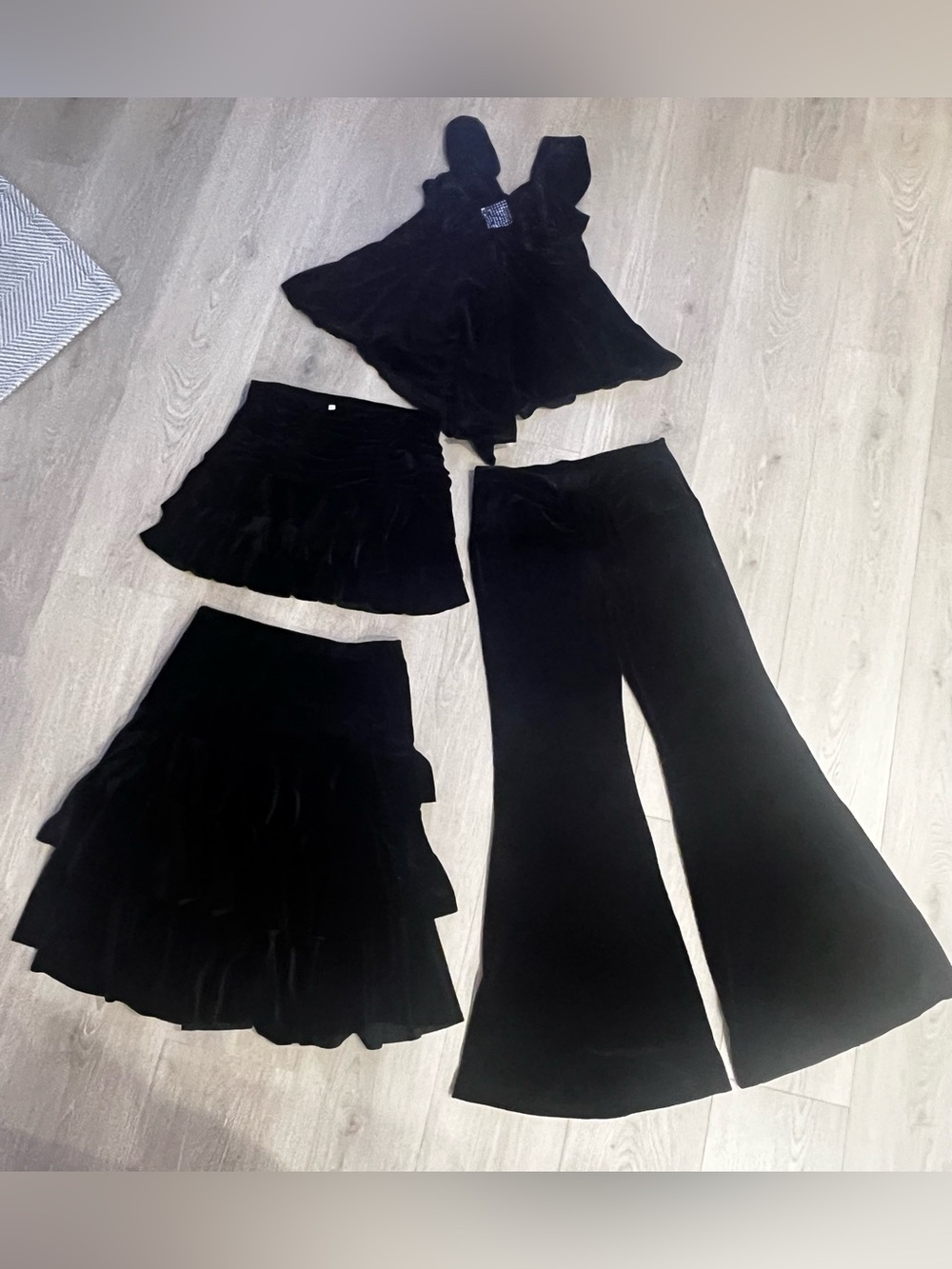 4-Piece Versatile Velour Outfit Bundle – NWOT